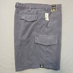Roundtree & Yorke 46 Big Man Smoky Blue Cargo Shorts 9" inseam NWT $69 L870